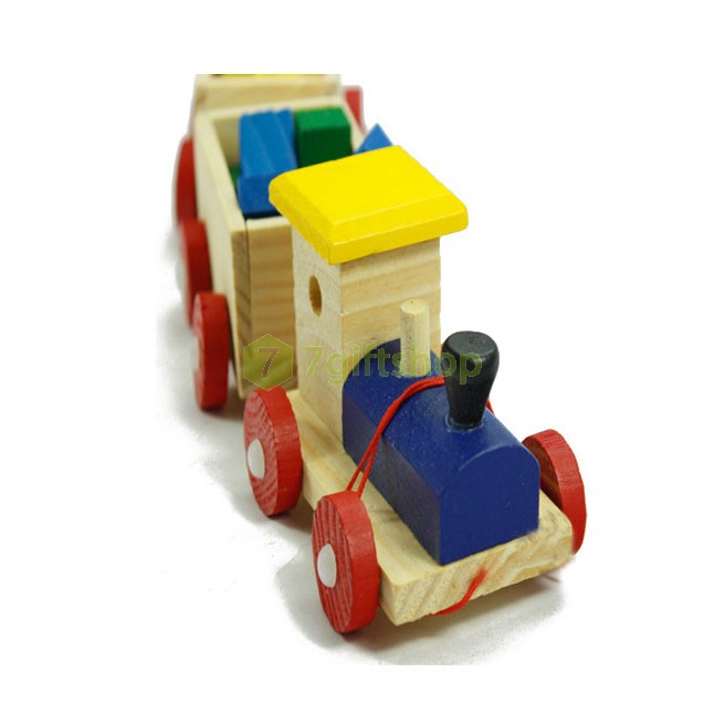 Đồ Chơi Xe Lửa Bằng Gỗ 
