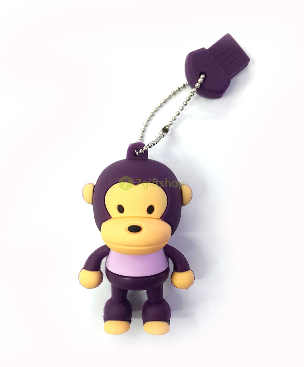 Usb Lưu Trữ Khỉ Con (Tím)