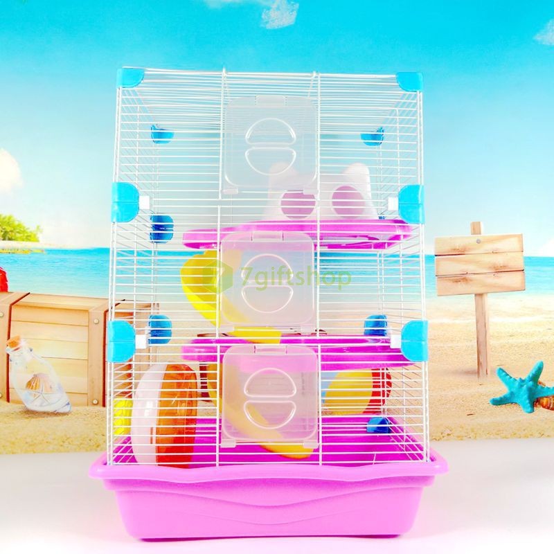 Lồng Sân Chơi Mạo Hiểm 3 Tầng Cho Hamster
