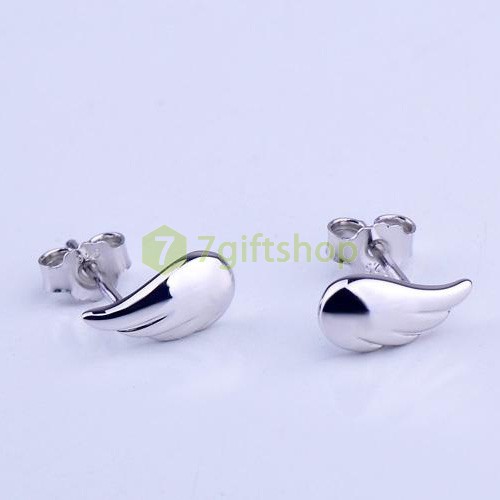 Bông Tai Bạc Đôi Cánh GNE0073