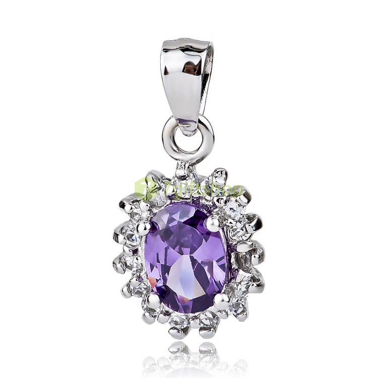 Dây Chuyền Bạc Viên Đá GND0573 