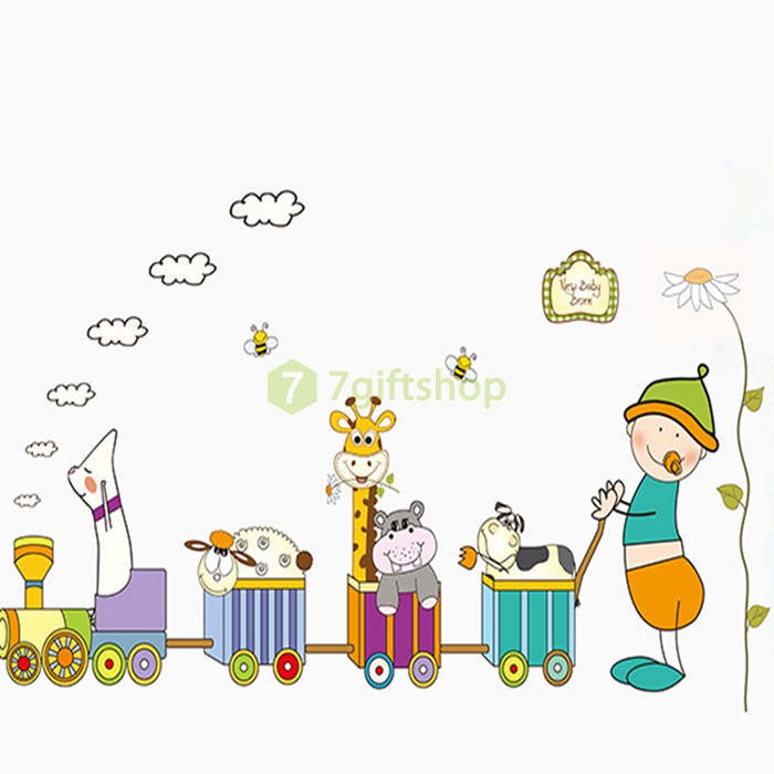  Decal Dán Tường Trang Trí Phòng Ngủ ABC1034