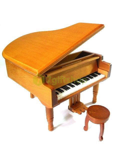 Hộp Nhạc Đàn Piano Gỗ