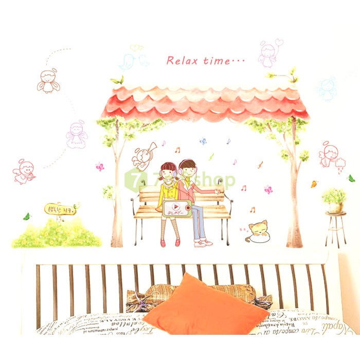 Decal Dán Tường Trang Trí Phòng XL7085