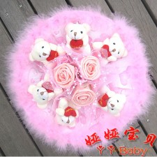 6 Gấu Con Ôm Bông