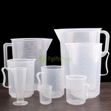 Bộ 8 Ca Đong Nhựa Có Vạch Chia Định Lượng (Thể tích khác nhau)