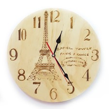 Đồng Hồ Treo Tường Gỗ Phong Cách Paris (DH7GS-210)