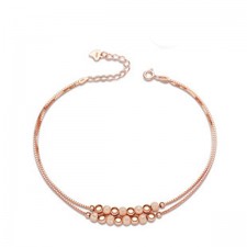 Lắc Tay Bạc Mạ Vàng D045M