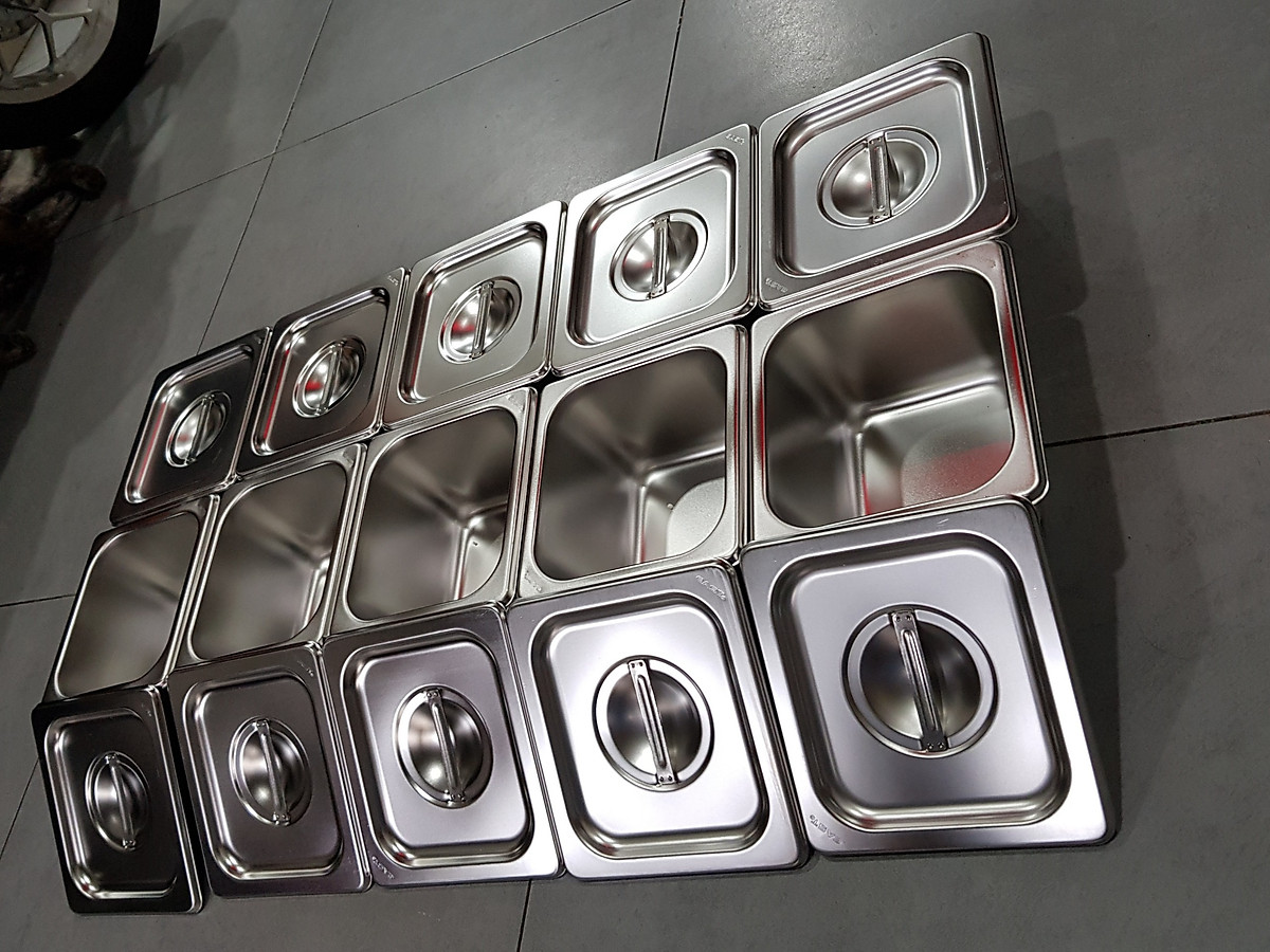 Combo 10 Khay Inox 1/6